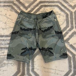 Sole et. Al Urban Camo Combat Shorts : Military Green
